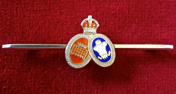 16th London Regiment (Queen's Westminster and Civil Service Rifles) silver sweetheart brooch