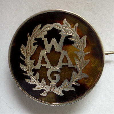 Women's Army Auxiliary Corps 1917 silver sweetheart brooch