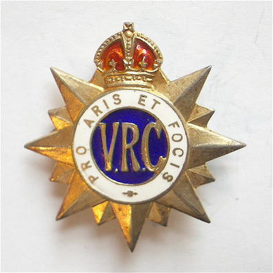 Victoria Rifles of Canada 1917 silver regimental sweetheart brooch