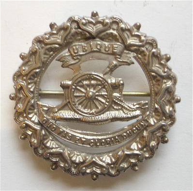 Royal Artillery 1901 silver regimental sweetheart brooch