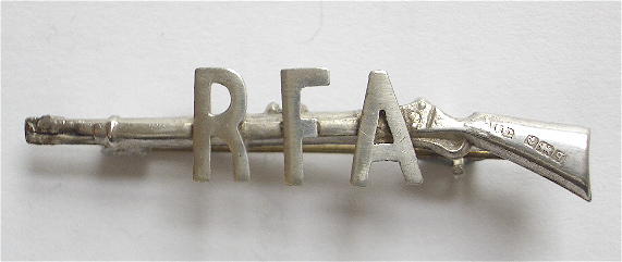 Royal Field Artillery 1915 silver RFA sweetheart brooch