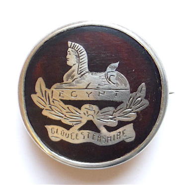Gloucestershire Regiment 1915 silver sweetheart brooch
