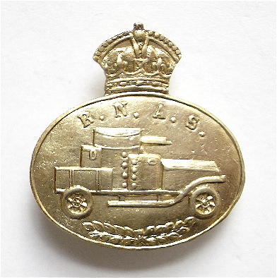 WW1 RNAS Armoured Car Squadron silver sweetheart brooch