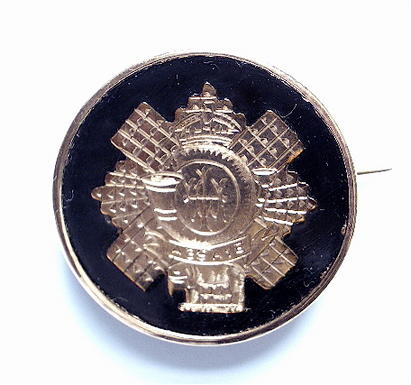 WW1 Highland Light Infantry 1917 gold sweetheart brooch