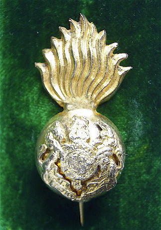 WW1 Royal Scots Fusiliers silver gilt sweetheart brooch