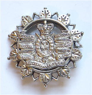 Carabiniers 6th Dragoon Guards 1898 silver regimental sweetheart brooch
