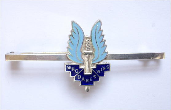 Special Air Service silver and enamel SAS regimental brooch