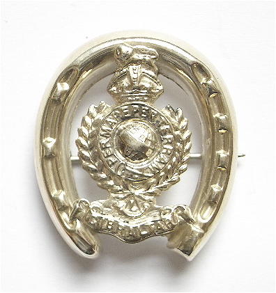 Royal Marine Light Infantry 1920 silver horseshoe sweetheart brooch
