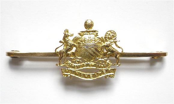 Manchester Regiment gold sweetheart brooch