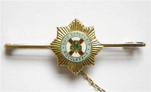 WW1 Irish Guards gold regimental sweetheart brooch