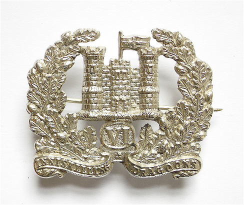 6th Inniskilling Dragoons 1892 silver sweetheart brooch