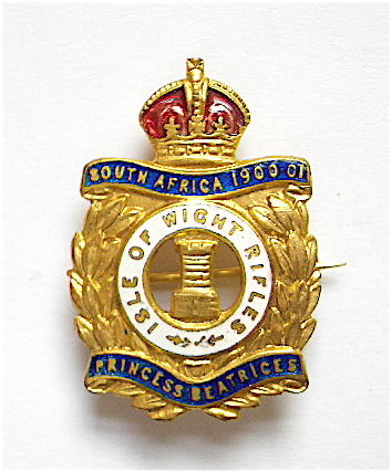 8th Battalion Isle of Wight Rifles Hampshire Regiment sweetheart brooch