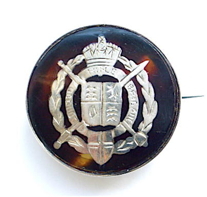 London Rifle Brigade 1916 hallmarked silver sweetheart brooch