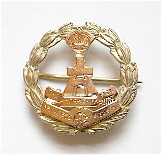 Yorkshire Regiment silver sweetheart brooch