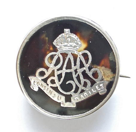 Royal Australian Artillery Siege Brigade 1915 silver sweetheart brooch