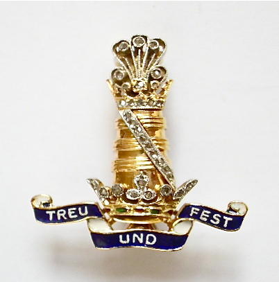11th Hussars diamond regimental brooch