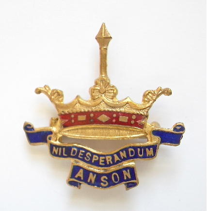 Royal Naval Division Anson Battalion RND sweetheart brooch