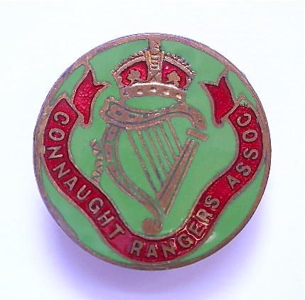 Connaught Rangers association lapel badge