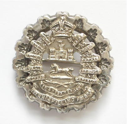 Royal Inniskilling Fusiliers 1902 hallmarked silver sweetheart brooch