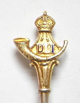 Durham Light Infantry 1920 hallmarked silver regimental spoon