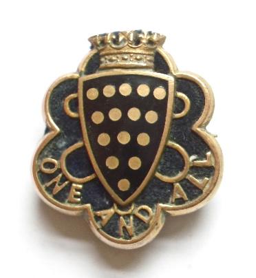 Duke of Cornwall's Light Infantry collar badge sweetheart brooch