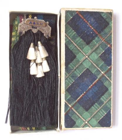 Argyll & Sutherland Highlanders sporran style sweetheart brooch