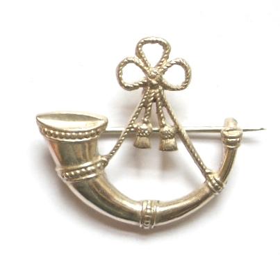 Oxfordshire Light Infantry 1896 hallmarked silver sweetheart brooch
