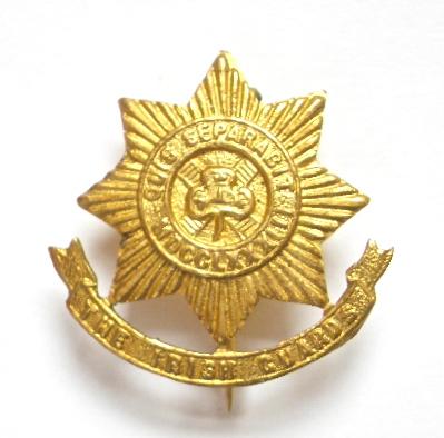 Irish Guards gilt regimental sweetheart brooch