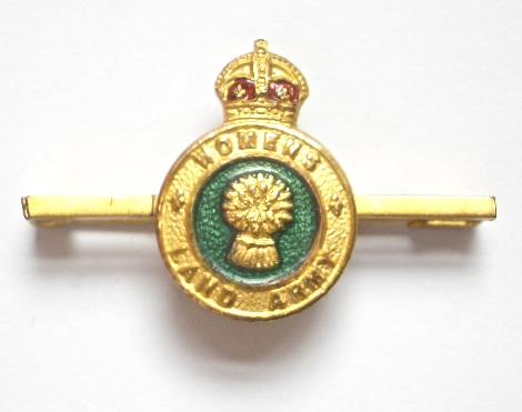 Womens Land Army official WLA tie pin badge