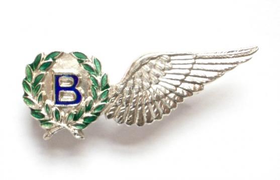 Royal Air Force bomb aimers RAF brevet silver sweetheart brooch