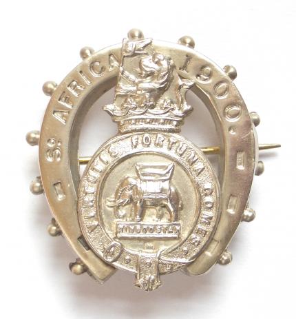 West Riding Regiment 1899 hallmarked silver regimental sweetheart brooch