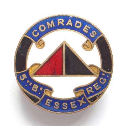 5th Bn Essex Regiment comrades association badge