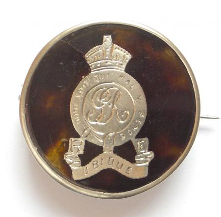 Royal Engineers 1915 hallmarked silver sweetheart brooch