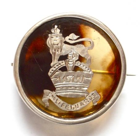 Second Life Guards 1915 hallmarked silver regimental sweetheart brooch
