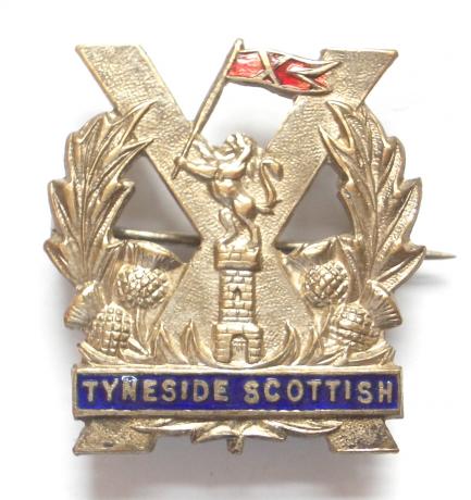 Tyneside Scottish Kitchener's Army sweetheart brooch