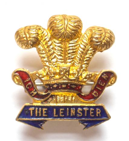 The Prince of Wales's Leinster Regiment Irish sweetheart brooch