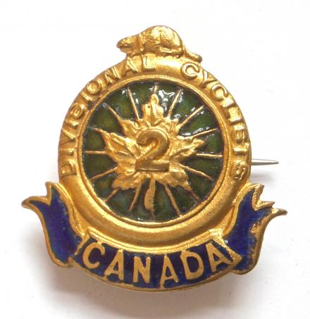 CEF 2nd Divisional Cyclist Company sweetheart brooch