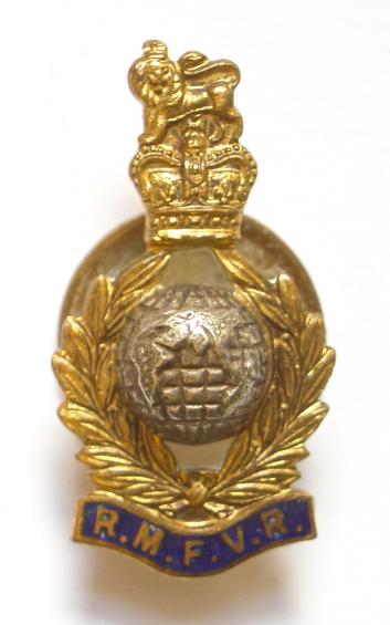 Royal Marines Forces Volunteer Reserve RMFVR badge c1953 to 1964