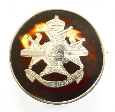 Notts & Derby Regiment 1915 silver sweetheart brooch