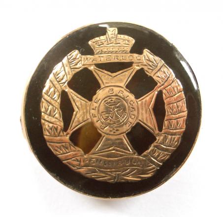 The Rifle Brigade 1916 gold sweetheart brooch