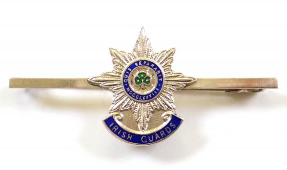 WW2 Irish Guards Silver & Enamel Regimental Sweetheart Brooch.