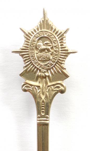 Worcestershire Regiment 1935 silver regimental spoon 