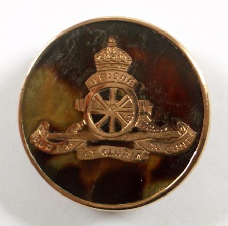 WW1 Royal Artillery 1917 gold regimental sweetheart brooch