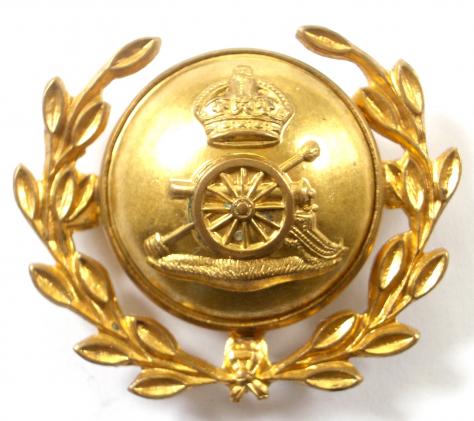 WW1 Royal Artillery Button Locket RA Sweetheart Brooch.