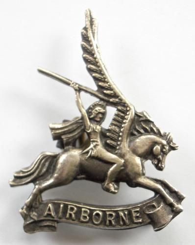 Parachute Regiment Airborne Pegasus Regimental Badge by Walker & Hall, Sheffield.