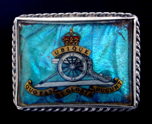 Royal Artillery silver regimental sweetheart brooch circa 1940's