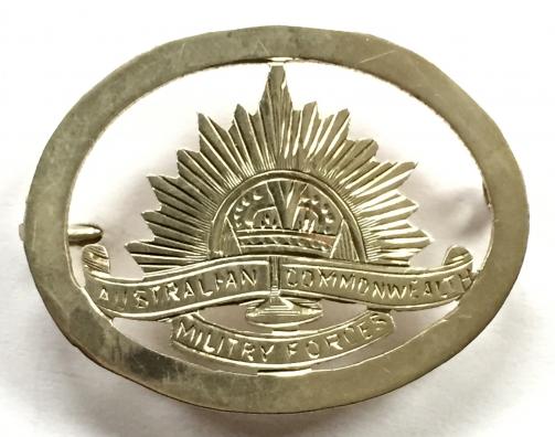 WW1 Australian Commonwealth Military Forces, Silver Sweetheart Brooch.