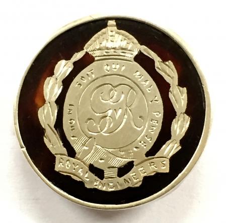 WW1 Royal Engineers 1917 silver sweetheart brooch