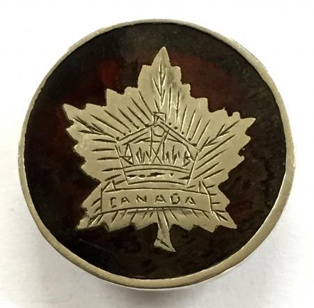 WW1 Canadian Military Forces 1917 silver sweetheart brooch