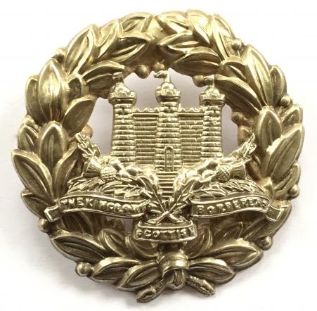 The Kings Own Scottish Borderers Victorian / Edwardian Sweetheart Brooch.